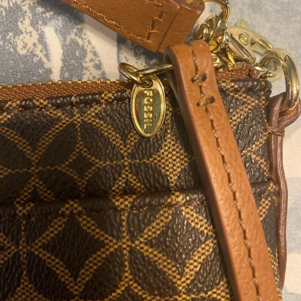 Women’s Fossil Sydney Shoulder Bag Brown Leather Crossbody